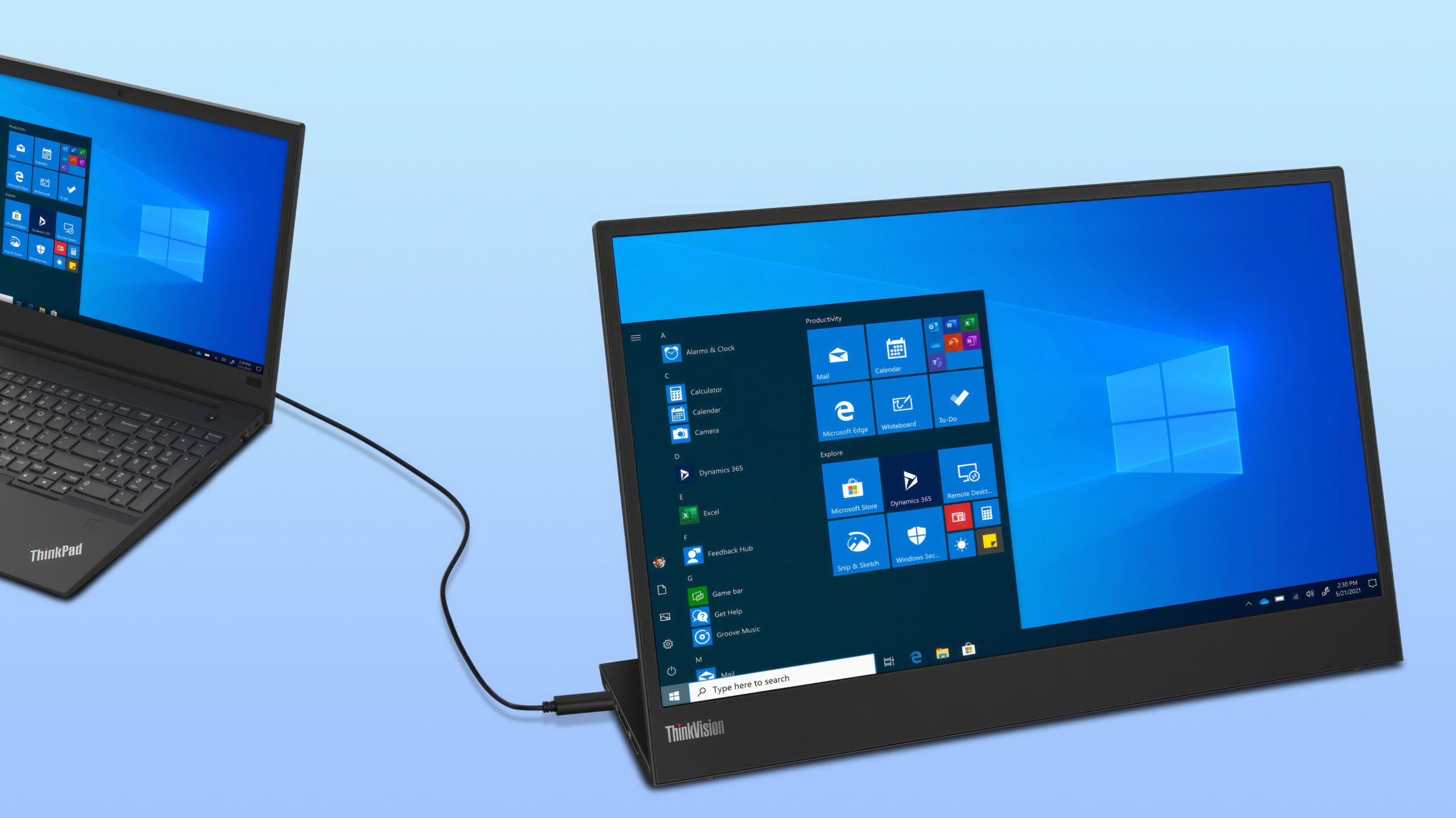 Lenovo ThinkVision M15 1 Lenovo ThinkVision M15