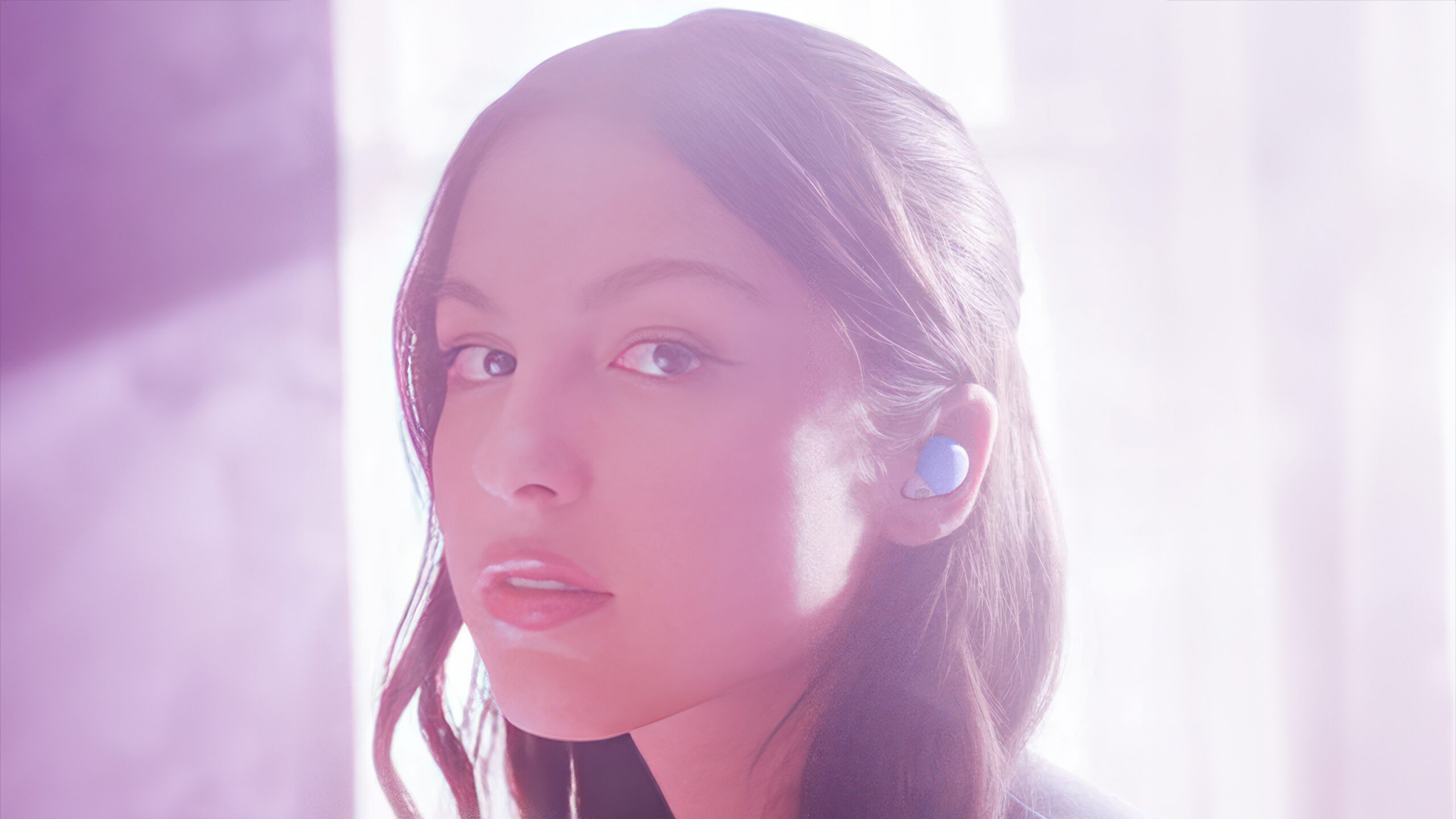 Sony Linkbuds x Olivia Rodrigo lifestyle