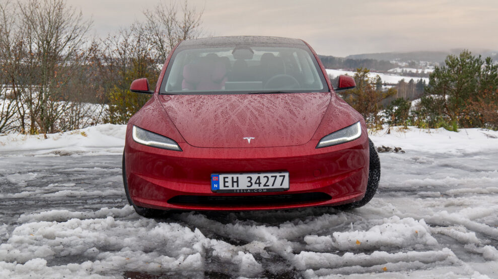 Tesla Model 3 front