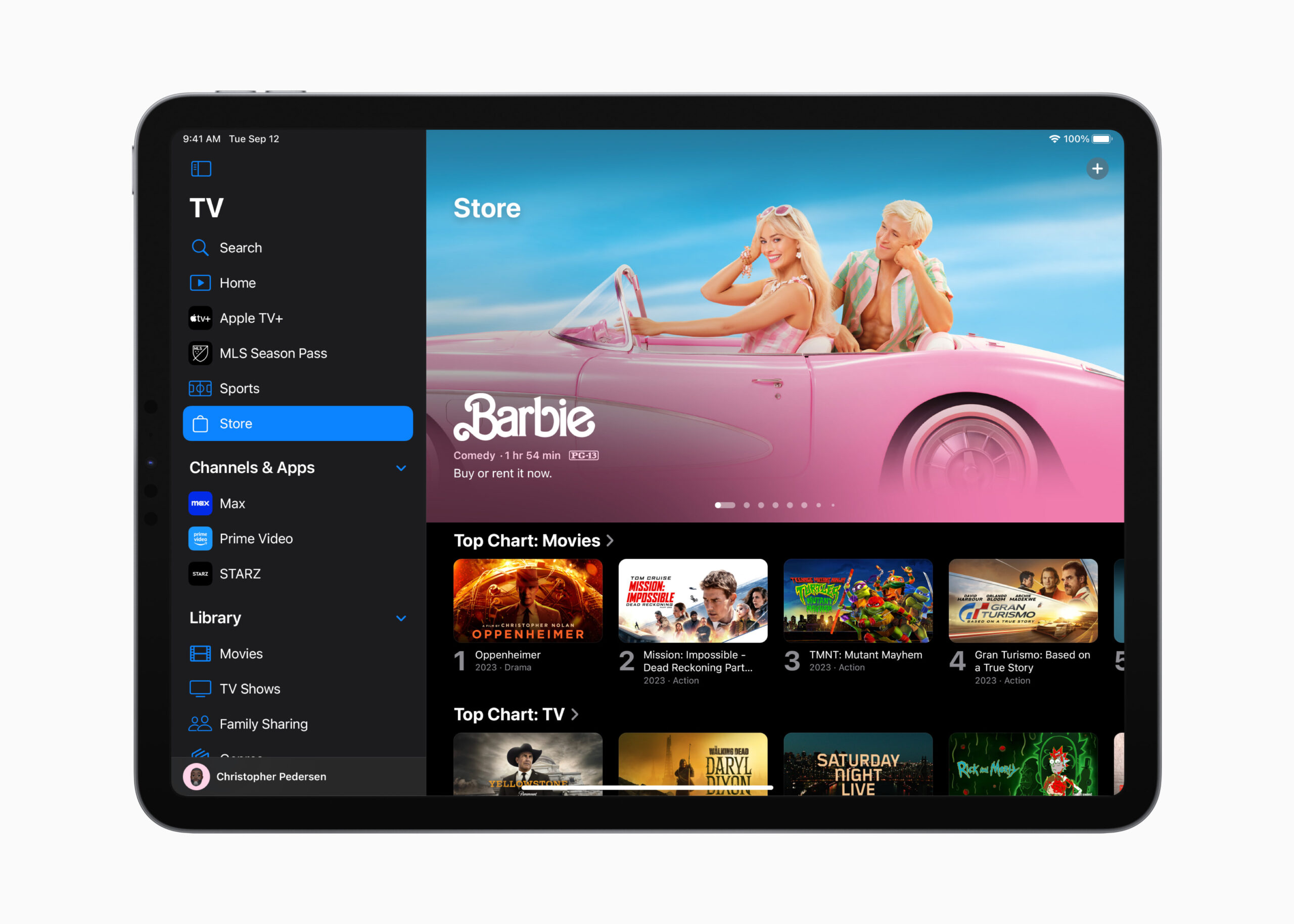 Her er Apples nye TV-app 1 Apple TV app iPadOS App Store scaled