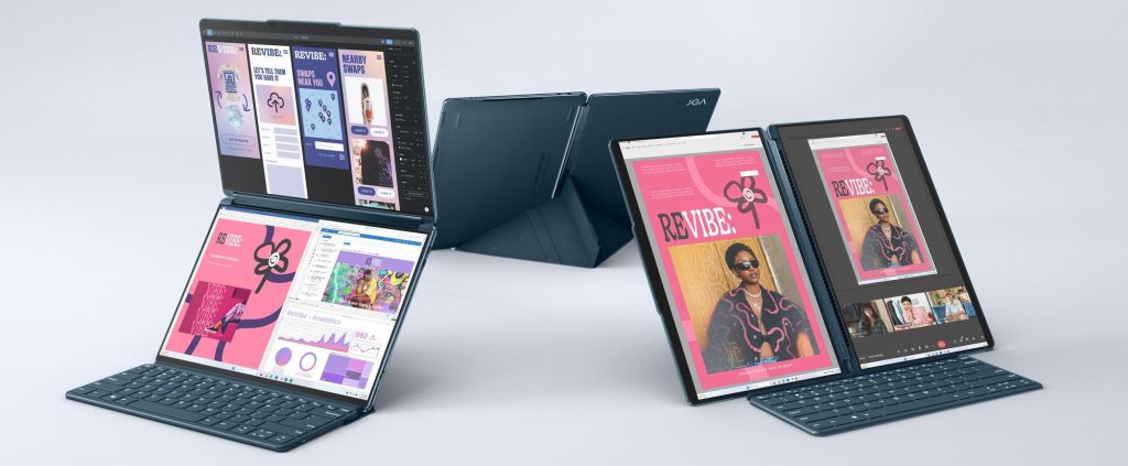 CES 2024: Lenovo presenterer en omfattende AI-produktportefølje 2 Lenovo Yoga Book 9i
