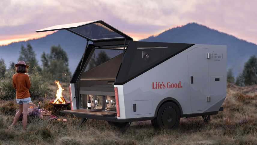 LG’s opdaterede “Bon Voyage” campingvogn
