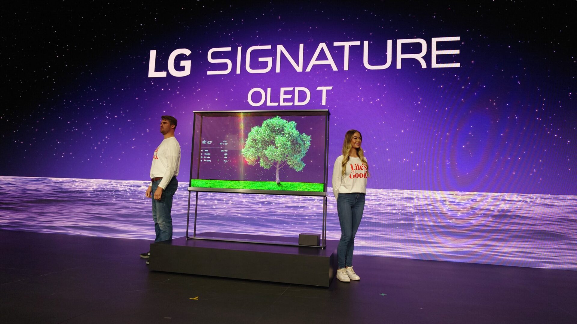 CES 2024: LG OLED T er et trådløst og gennemsigtigt TV