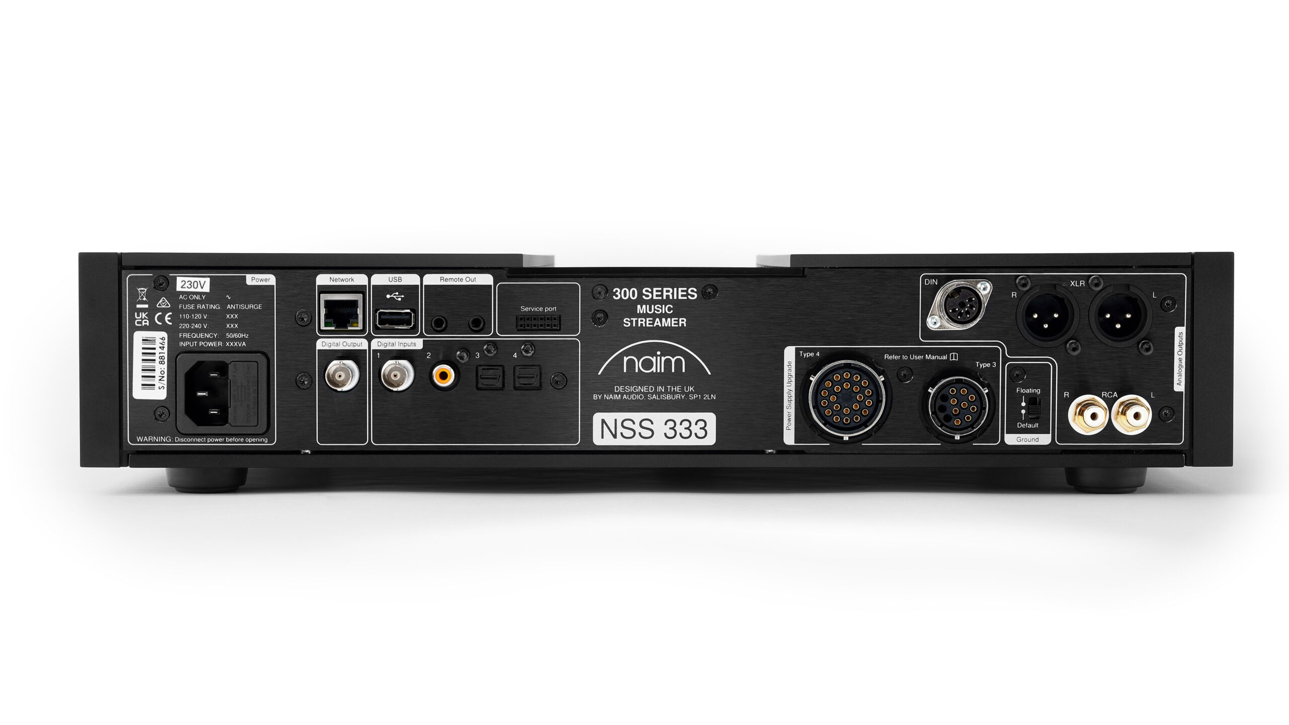 Naim New Classic 300 2 Naim NSS-333-Back