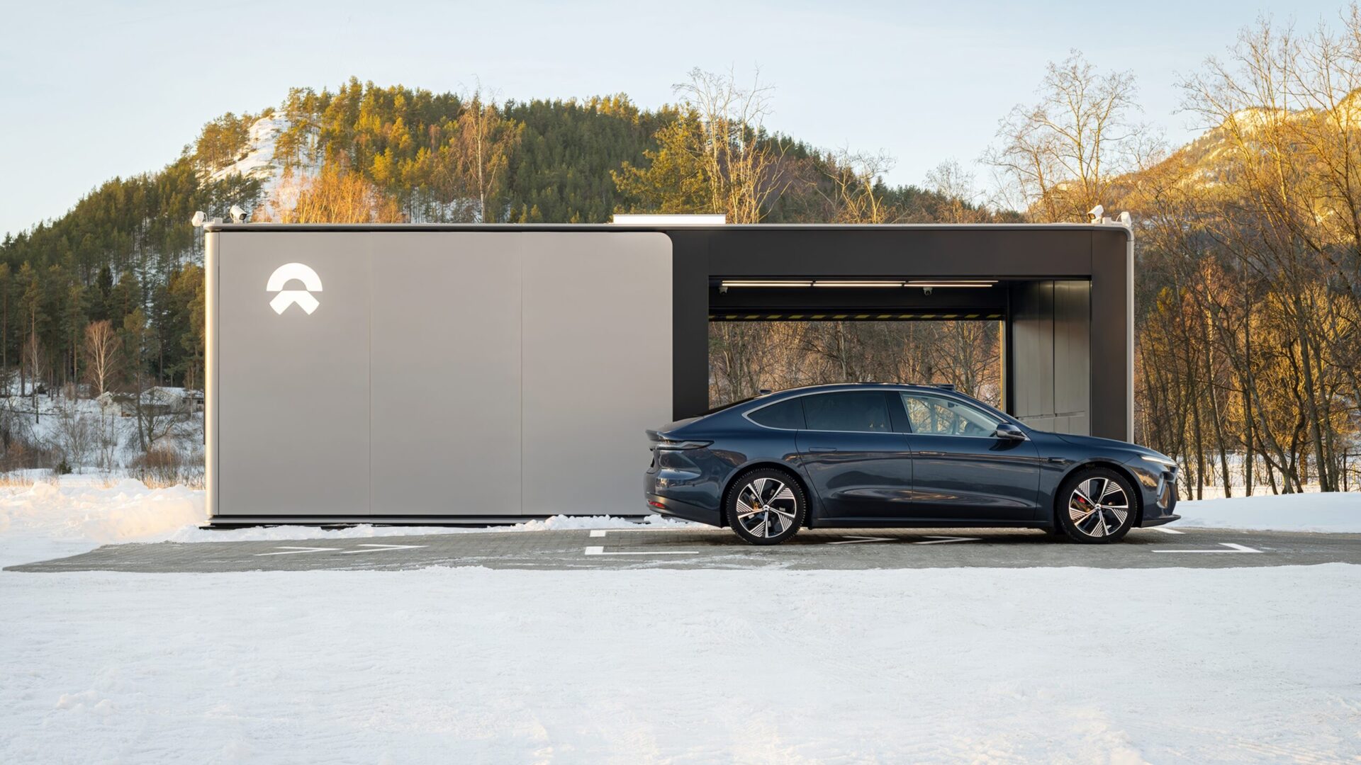 NIO batteriskiftestationer skal stabilisere elnettet