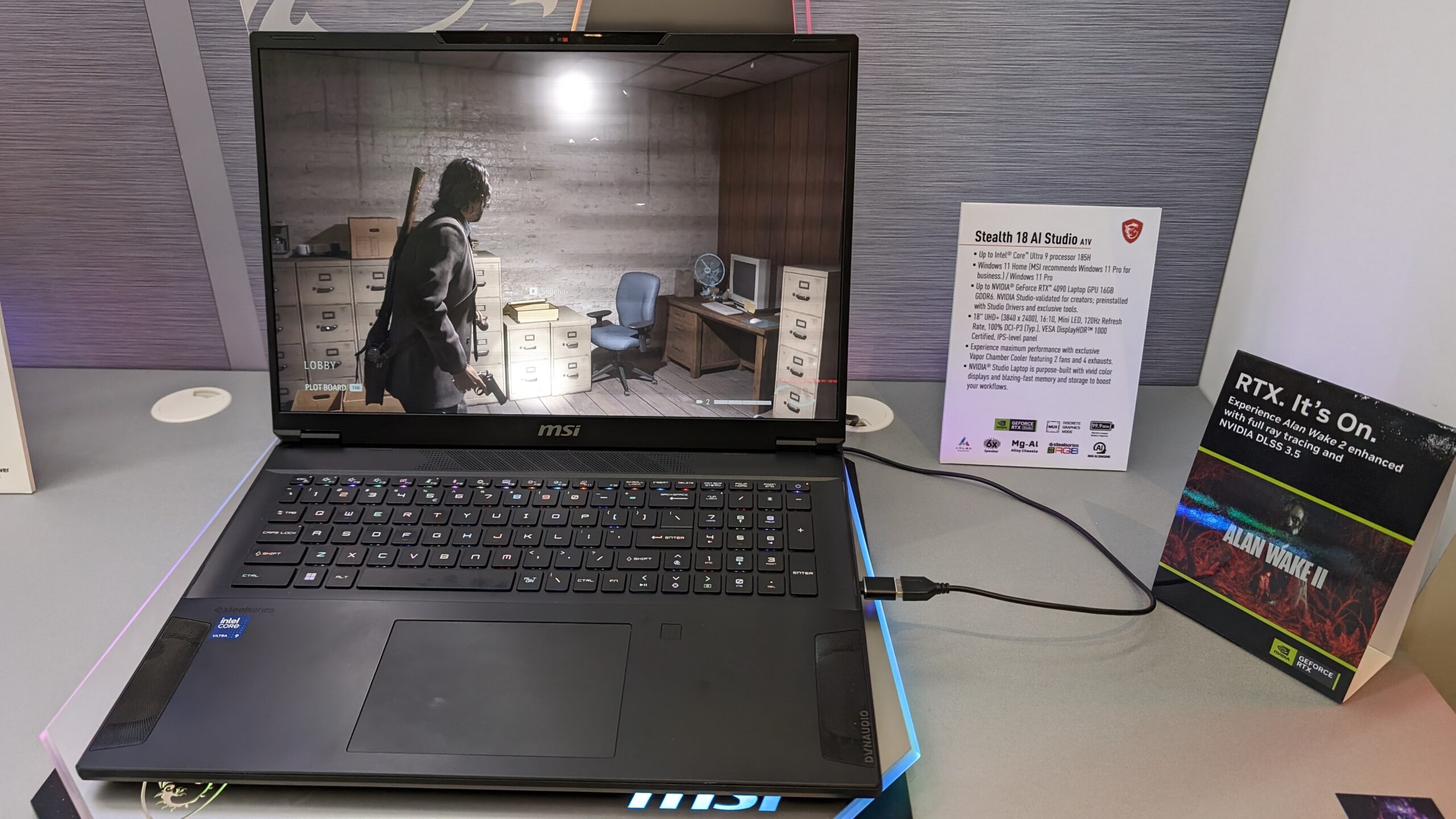 CES 2024: MSI satser på AI - og massive gamingskjermer 2 CES 2024: MSI satser på AI - og massive gamingskjermer 2