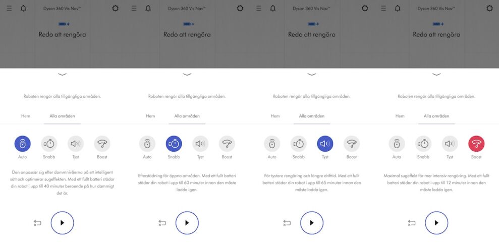 Dyson 360 Vis Nav 4 dyson cleaning modes Web