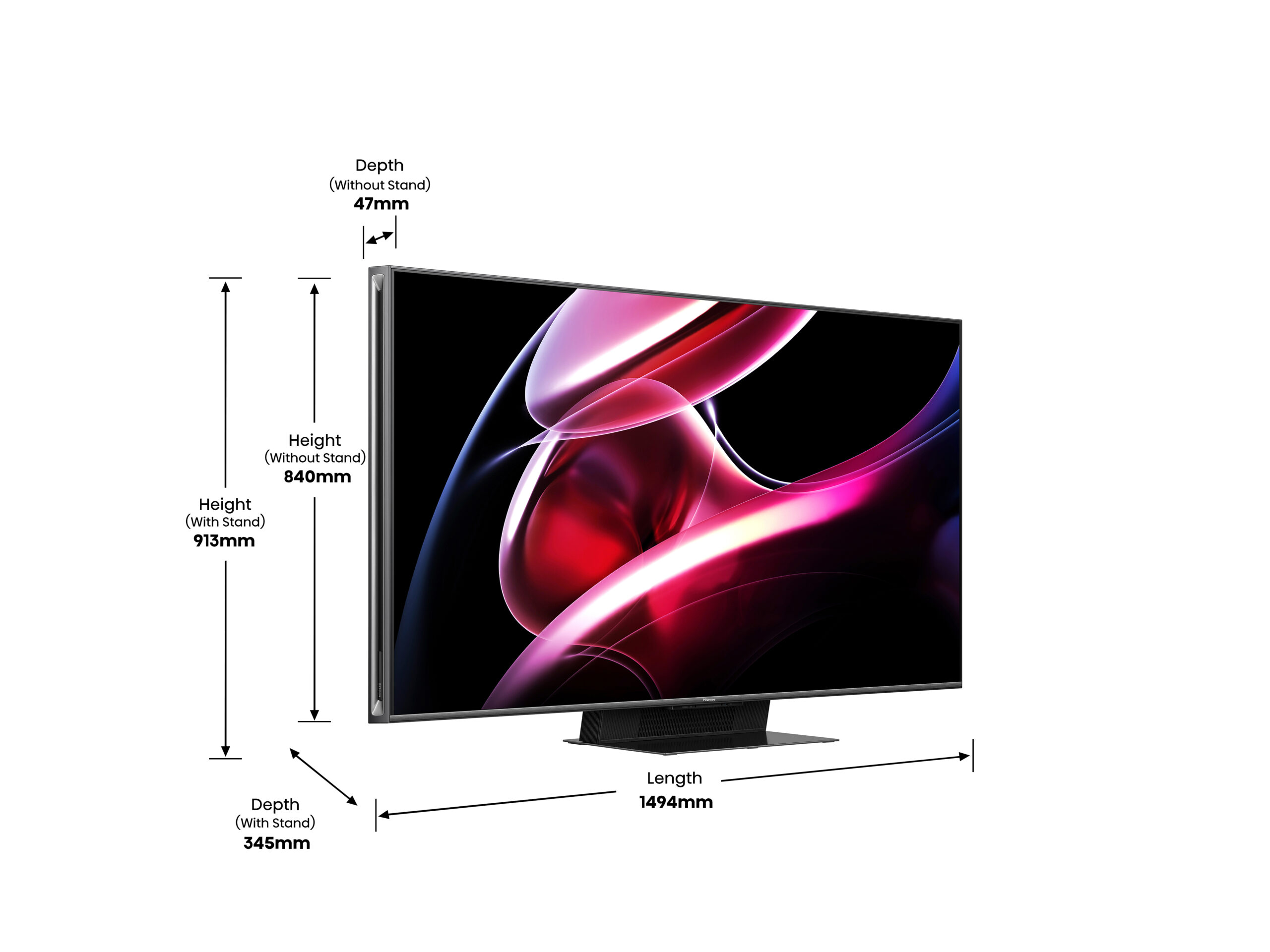 Hisense UX (65UXKQ) 2 ux dimension picture 65 scaled