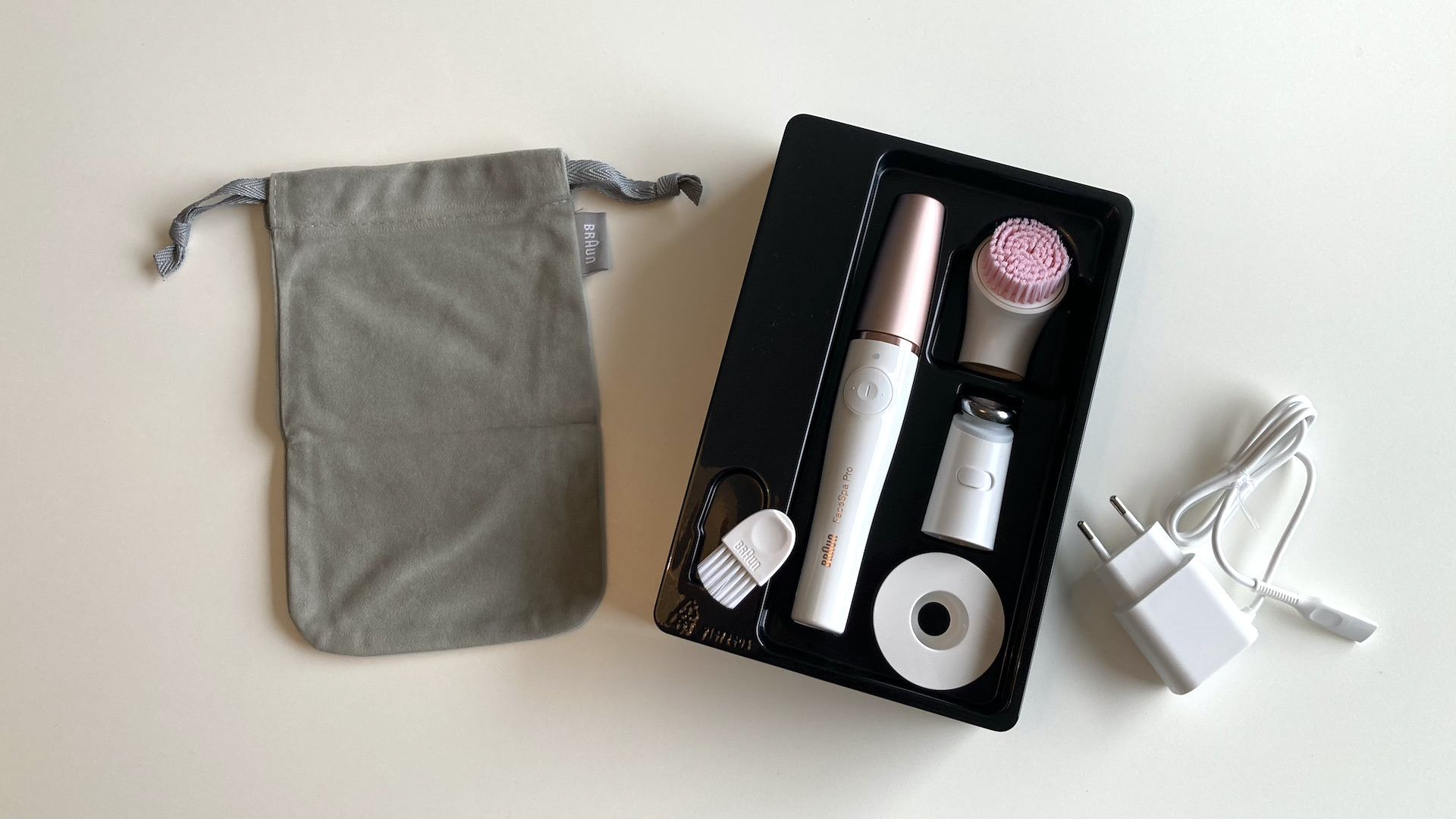 Braun facespa samlet