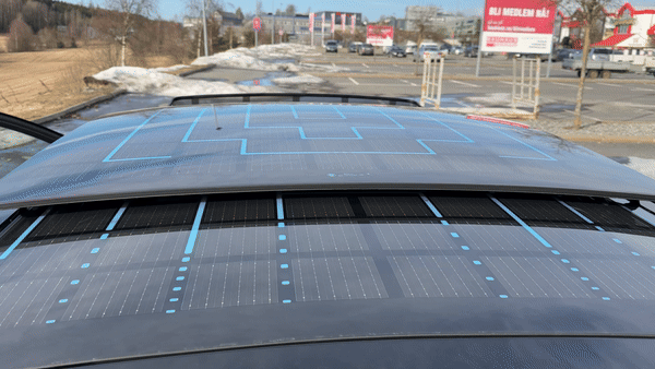 Fisker Ocean solar roof closing
