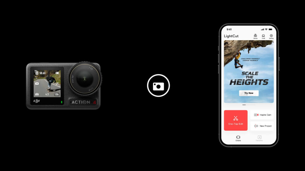 DJI Osmo Action 4 app