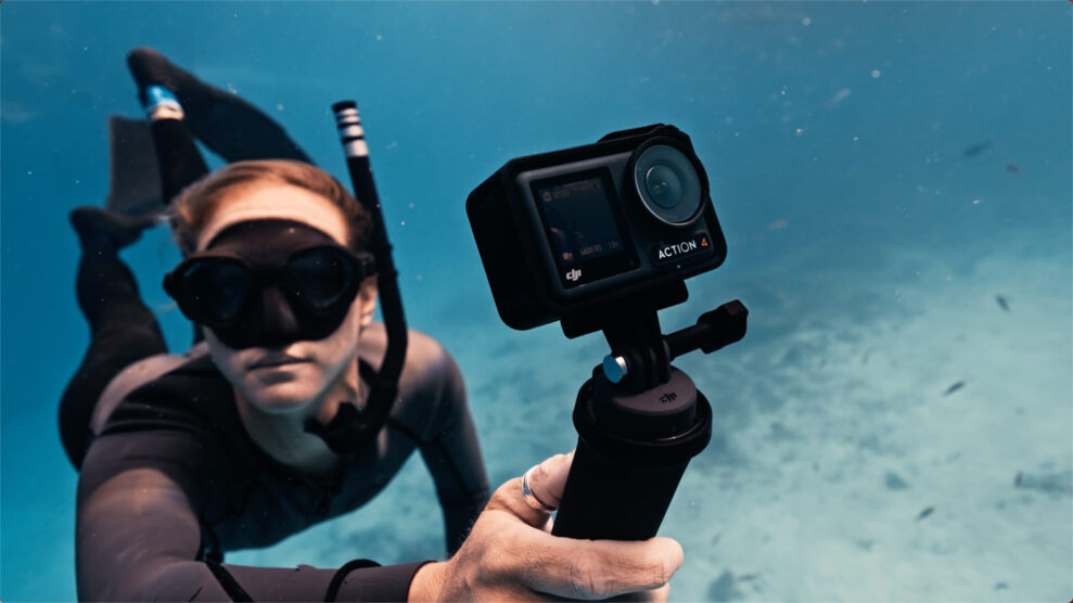DJI Osmo Action 4 in water 2