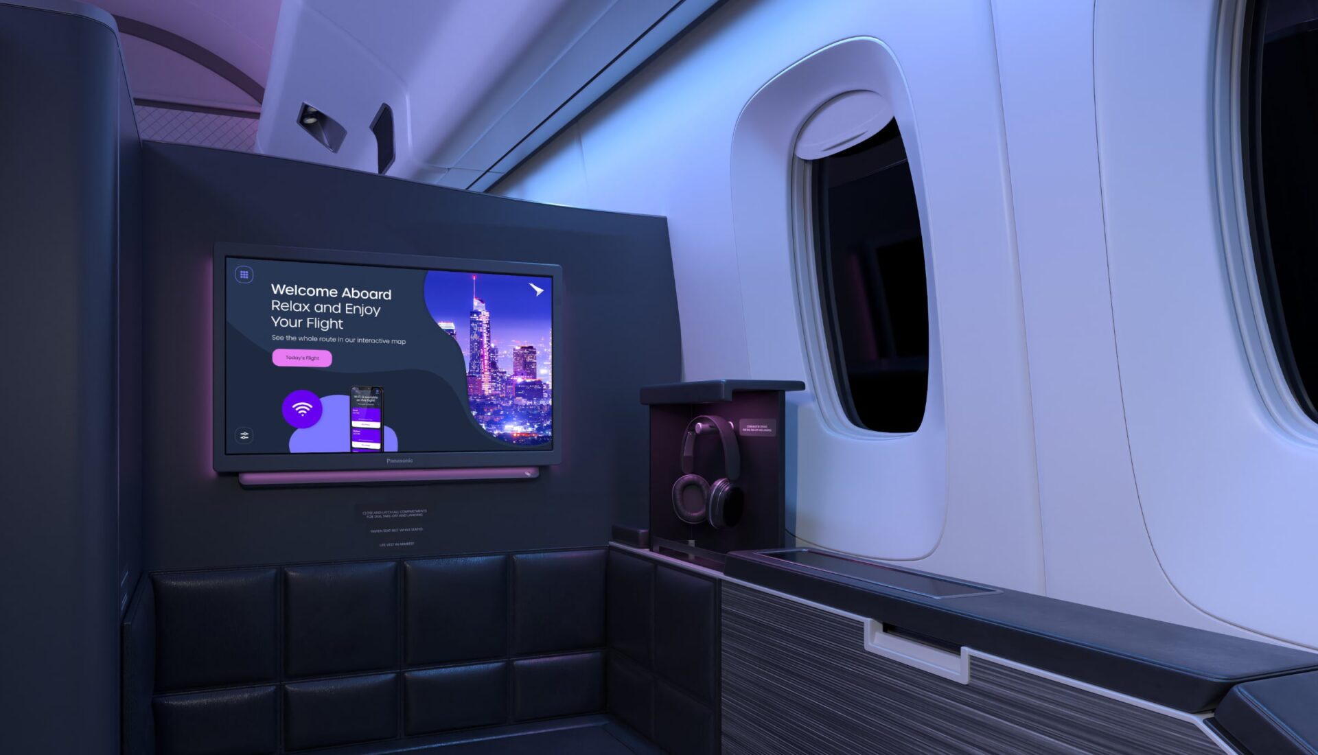 Panasonic lancerer OLED-skærme til fly