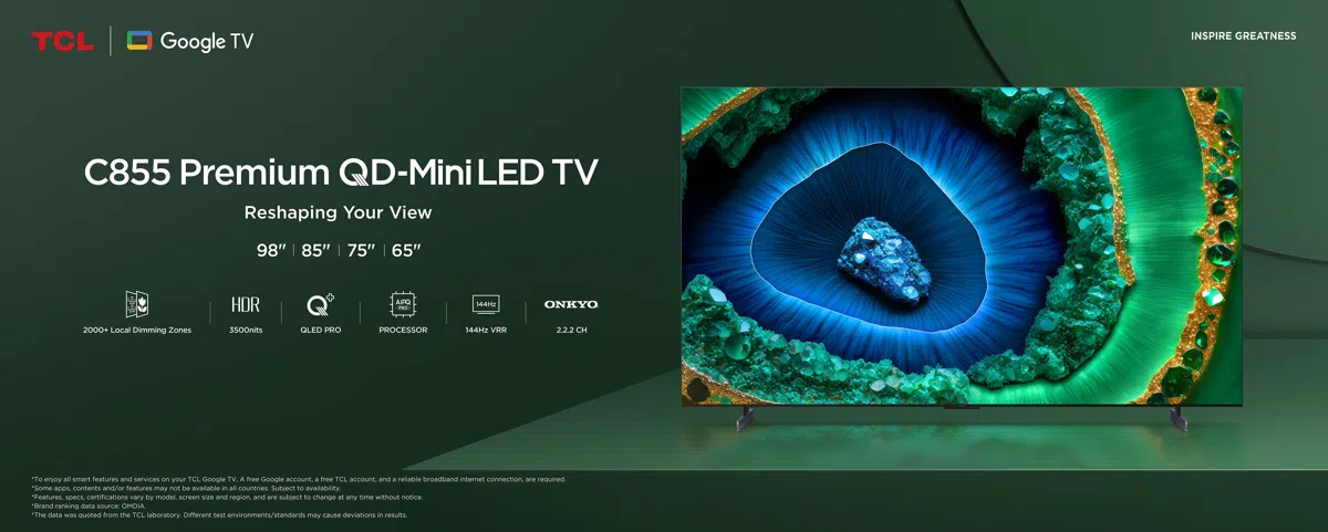 TCL C855: TCL's nye LCD-TV får dobbelt så mange dimming-zoner 1 kv pc 15