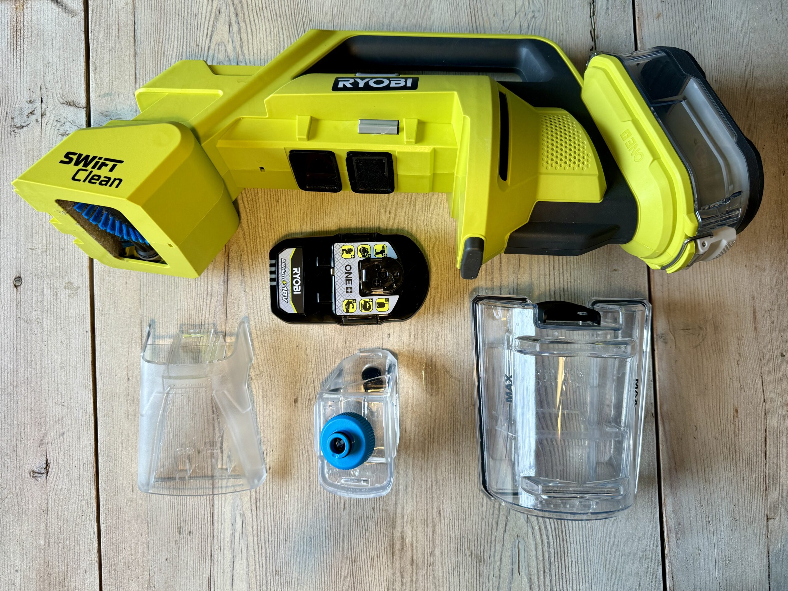 Ryobi Swift Clean 3 ryobi swift clean disassembled scaled