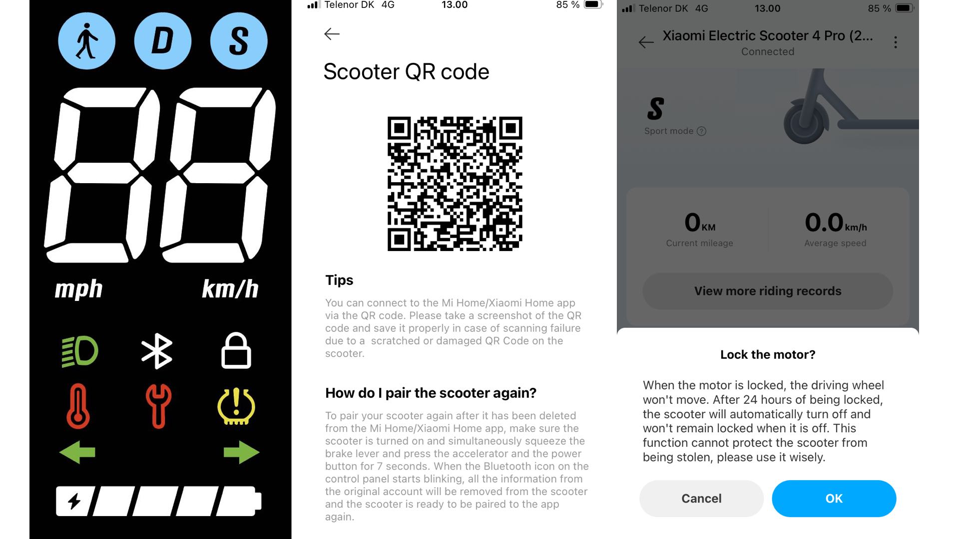 Xiaomi Electric Scooter 4 Pro, 2. Gen 2 Xiaomi app
