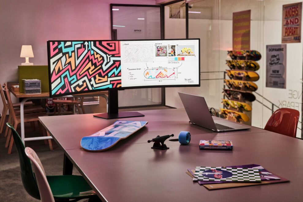 Smarte OLED-gamingskærme fra Samsung 4 2024 One Launch Lifestyle image ViewFinity 03