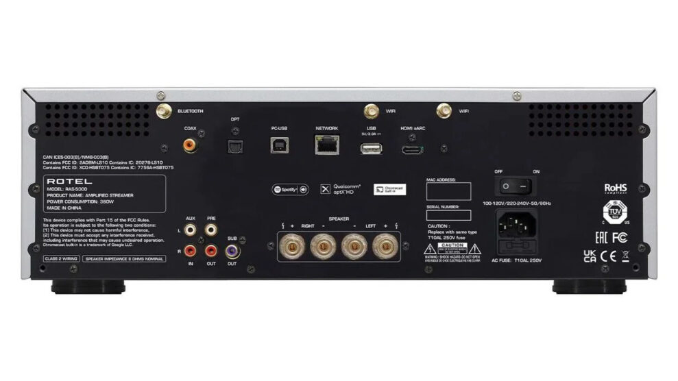 Rotel RAS-5000 2 Rotel RAS 5000 bak