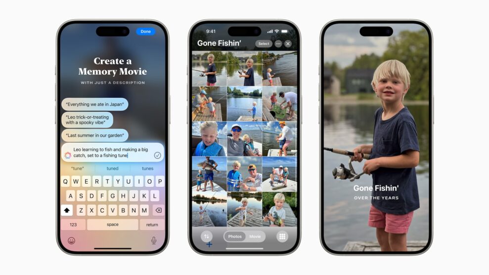 De første af Apples AI-funktioner kan nu testes 1 Apple WWDC24 Apple Intelligence Memory movie 240610