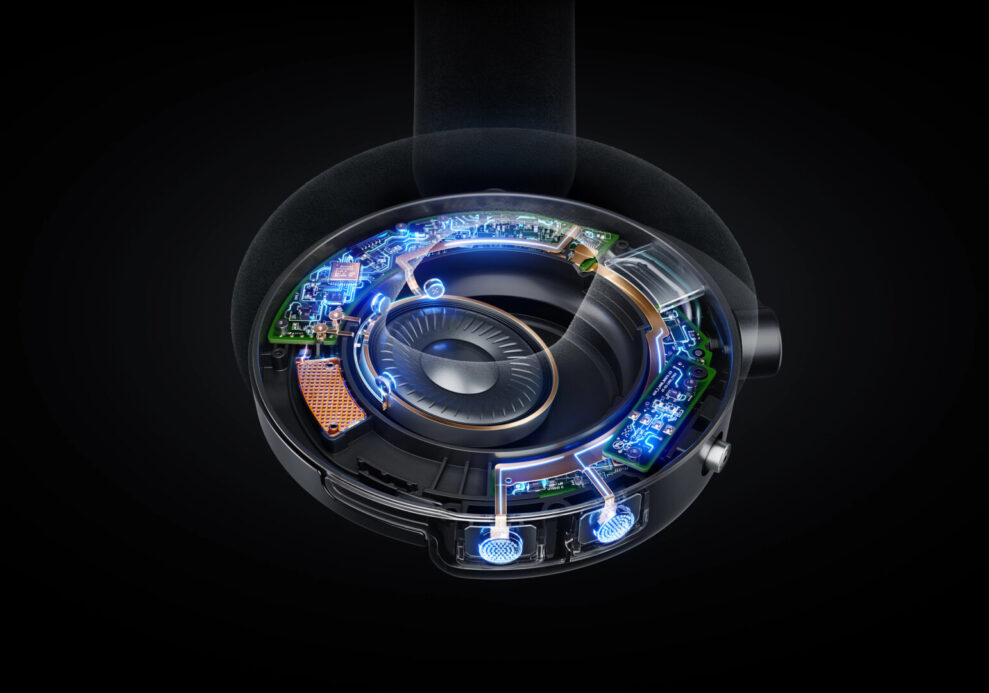 Dyson OnTrac hovedtelefoner 1 DIGITAL WP02 TECH 015 RGB XRay EarCup PCB BlueFizz Driver Microphones A1 B copy