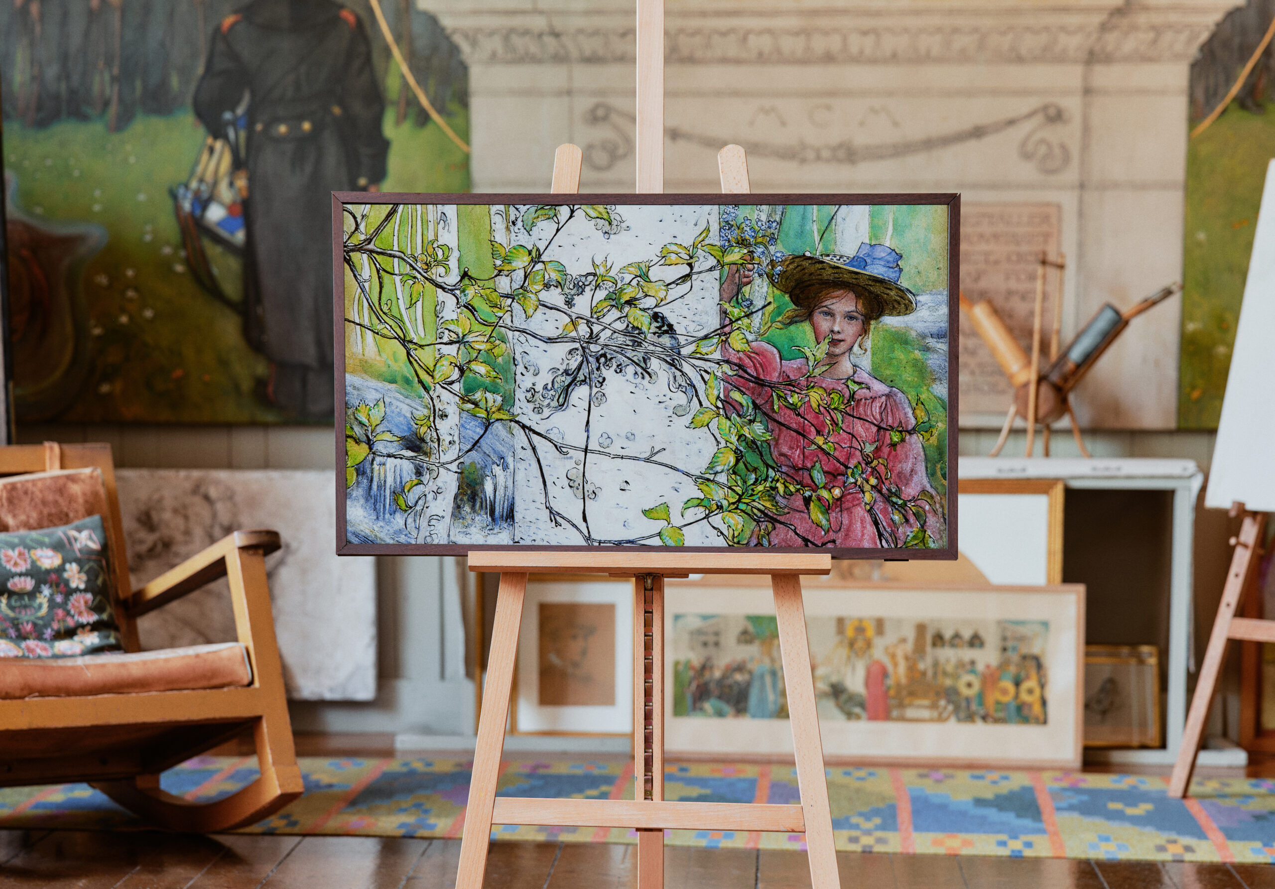 Carl Larsson kommer til Samsung The Frame 1 2406 SAMSUNG CL 2B 131 scaled