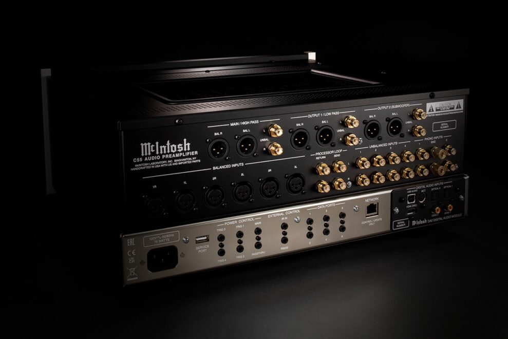 McIntosh C55 2 C55 Back background