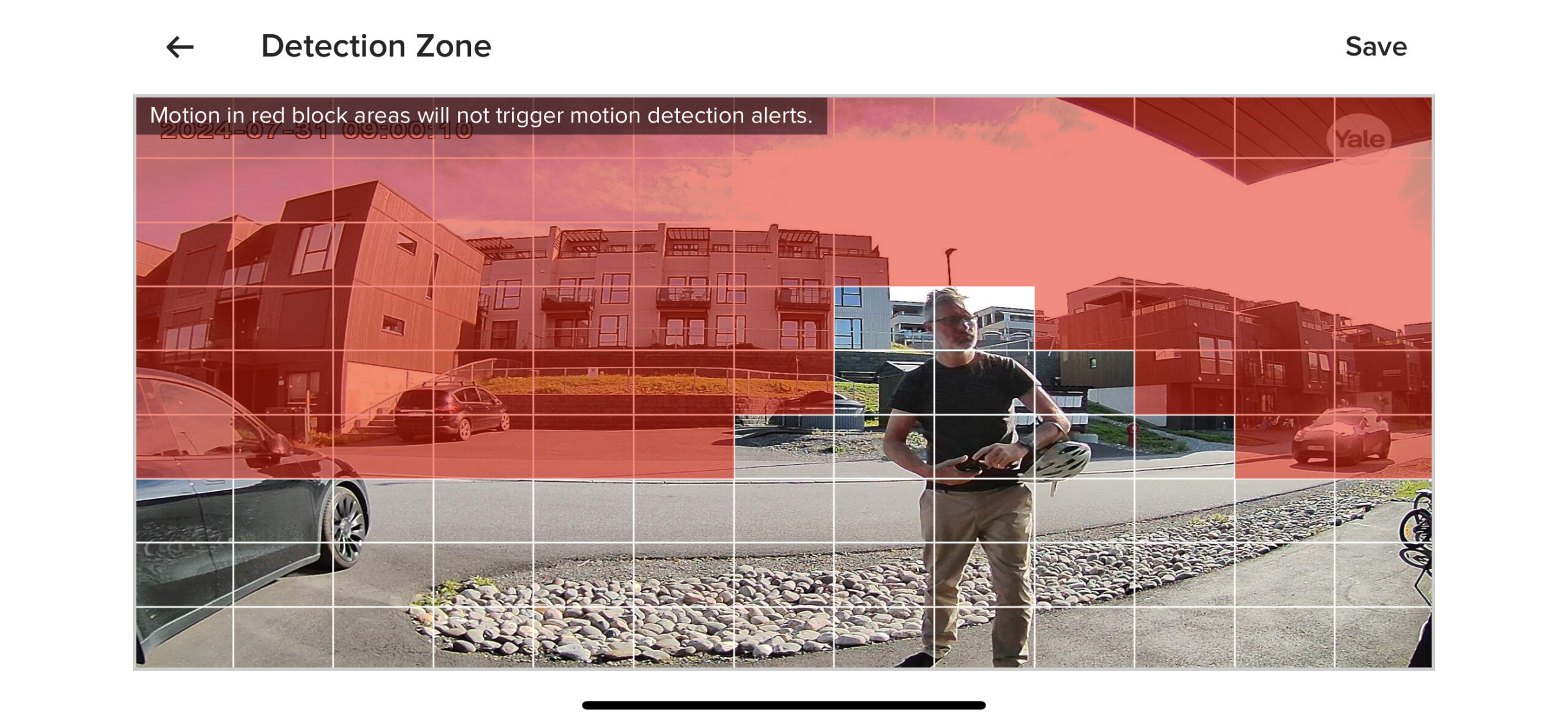Yale Smart Video Doorbell 9 Yale Smart Video Doorbell detection zones scaled 1