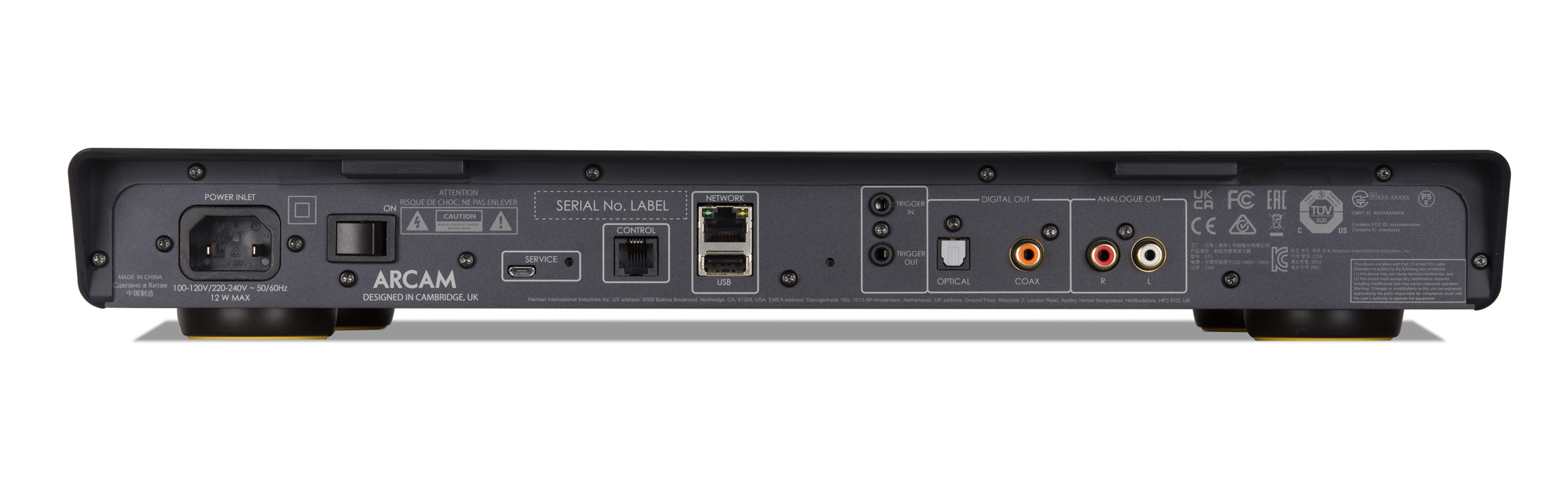 Arcam Radia ST5 4 ARCAM Radia ST5 Connection Panel