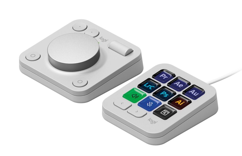MX Creative Console gør arbejdet hurtigere og mere effektivt 1 High Resolution PNG MX Creative Console PaleGray 3QTR FRNT L