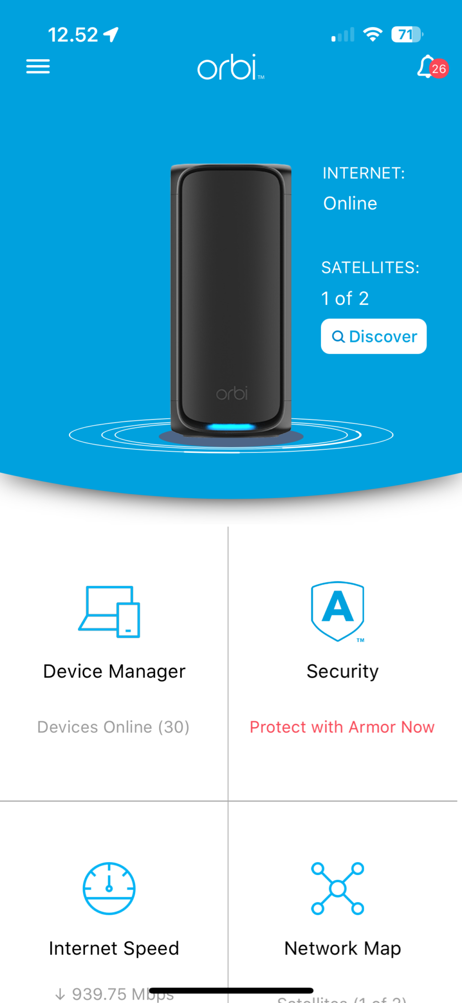 Netgear Orbi 970 (RBE973SB) 2 Orbi 970 app