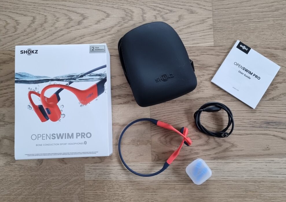 Shokz OpenSwim Pro 1 Shokz OpenSwim Pro innehall