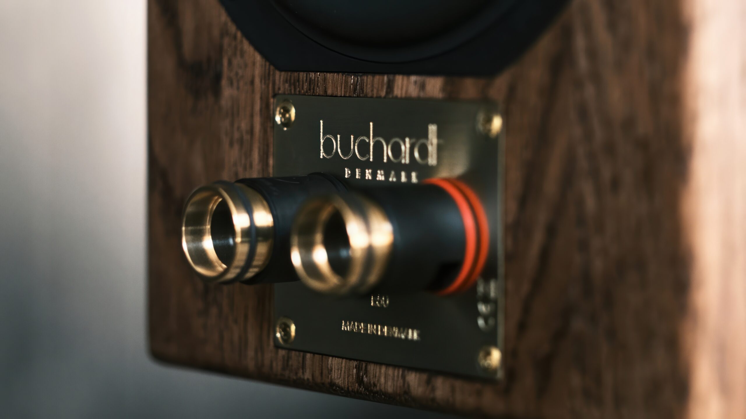 Buchardt Audio E50: Eksklusive danske højttalere 2 Buchardt Audio E50 terminals