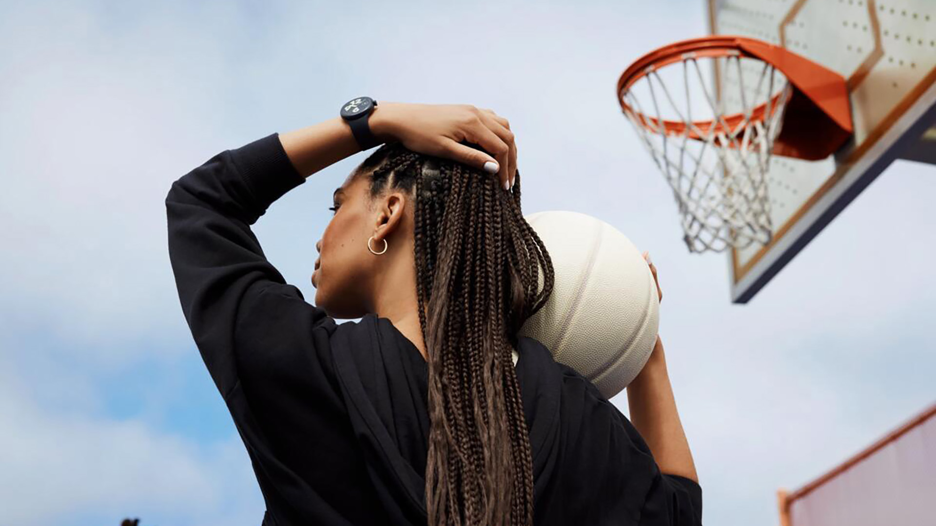 Google Pixel Watch 2 5 Pixel Watch 2 Lifestyle Basketball Obsidian Active