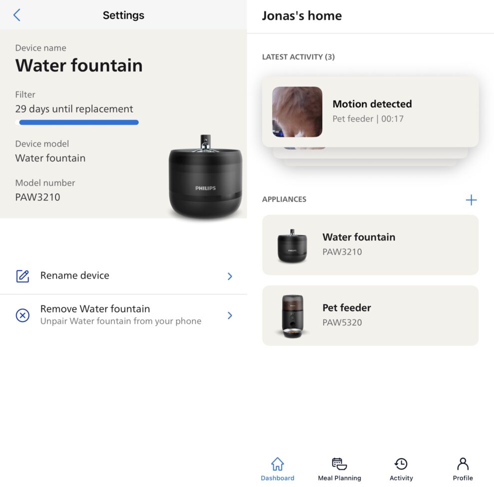 Philips Water Fountain PAW3210 5 philips fountain app