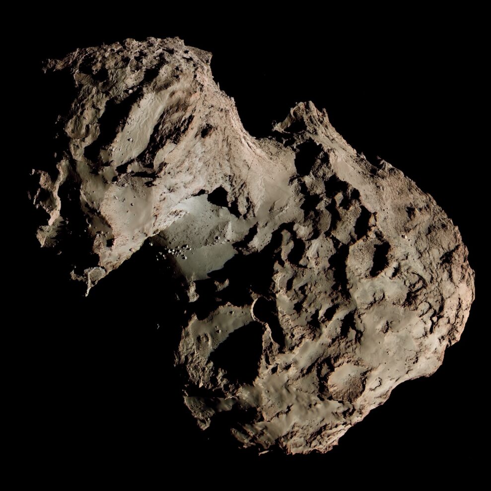 Kommer den anden måne fra månen? 1 67P Churyumov Gerasimenko Rosetta 32755885495