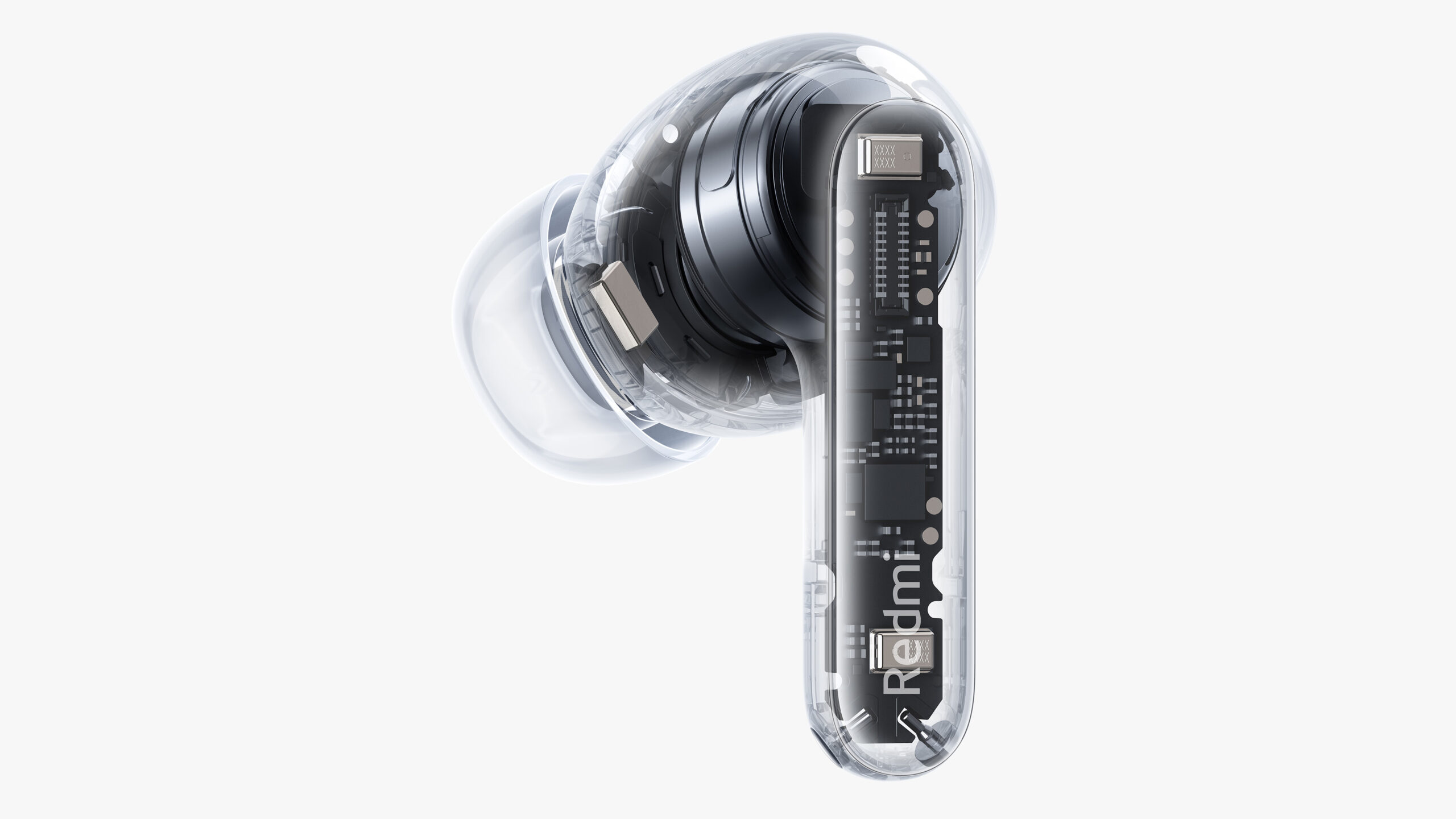 Redmi Buds 6: Fornuftig lyd med flagskibsfunktioner 1 Redmi Buds 6 Pro seethrough