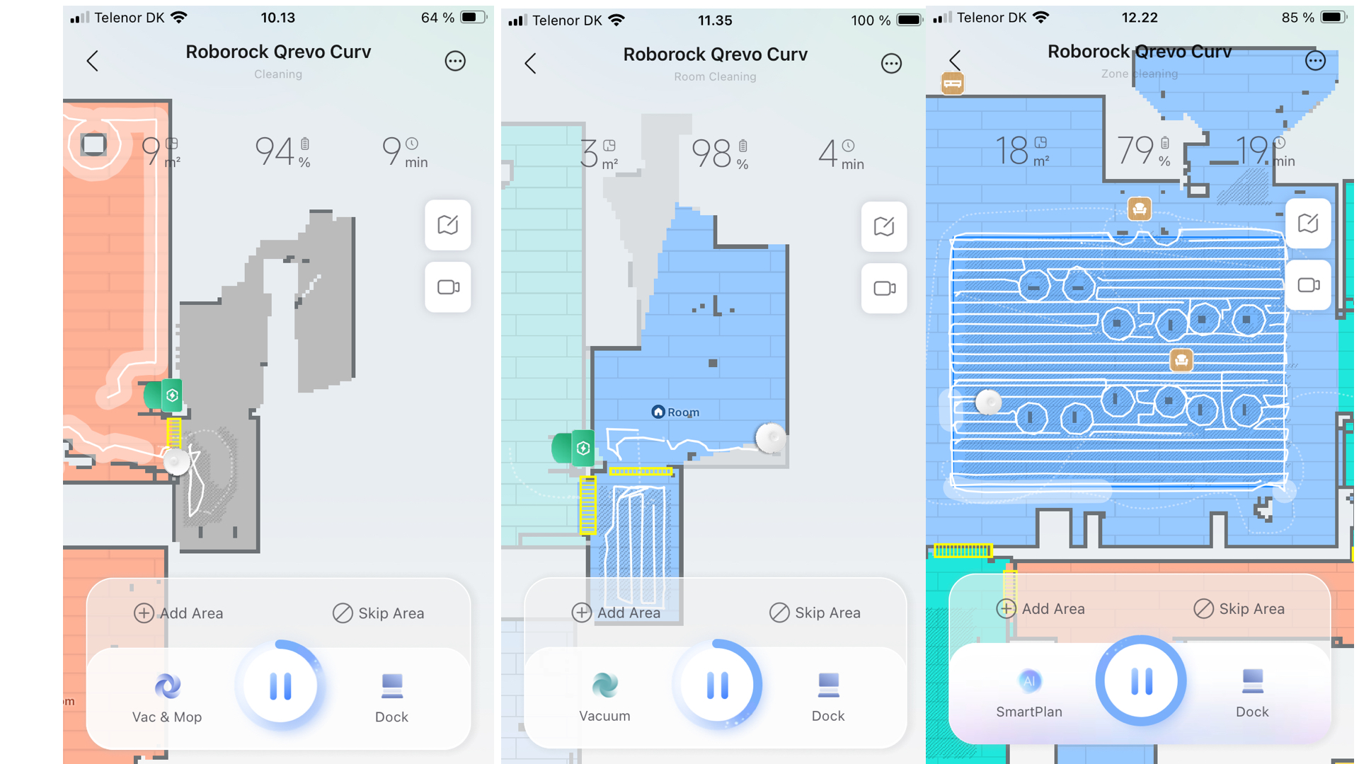 Roborock Qrevo Curv 6 Roborock Qrevo Curv app