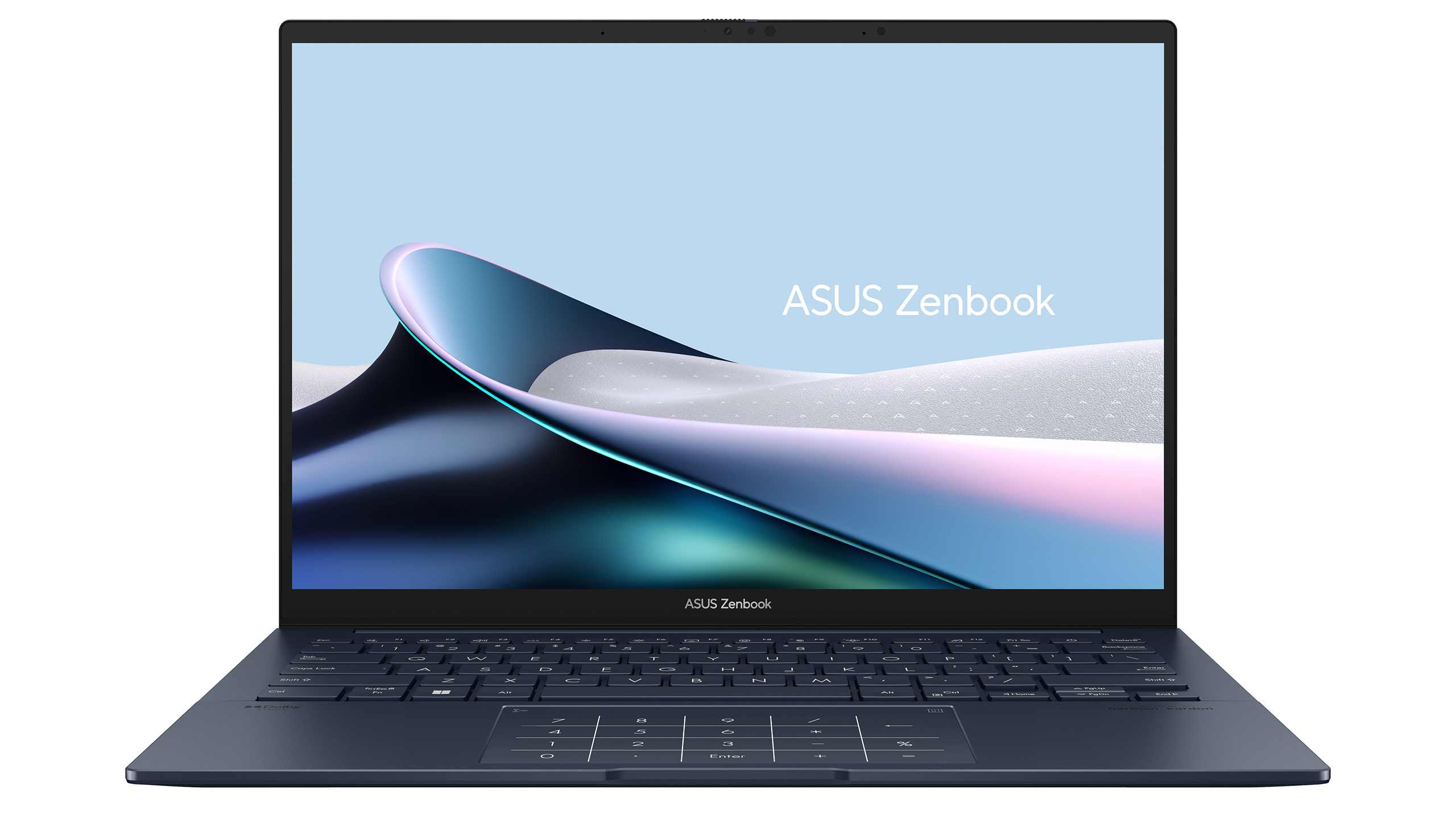Asus Zenbook 14 OLED (UX3405MAPURE16) 2 Zenbook 14 OLED UX3405MA Product photo 3B Ponder Blue 03
