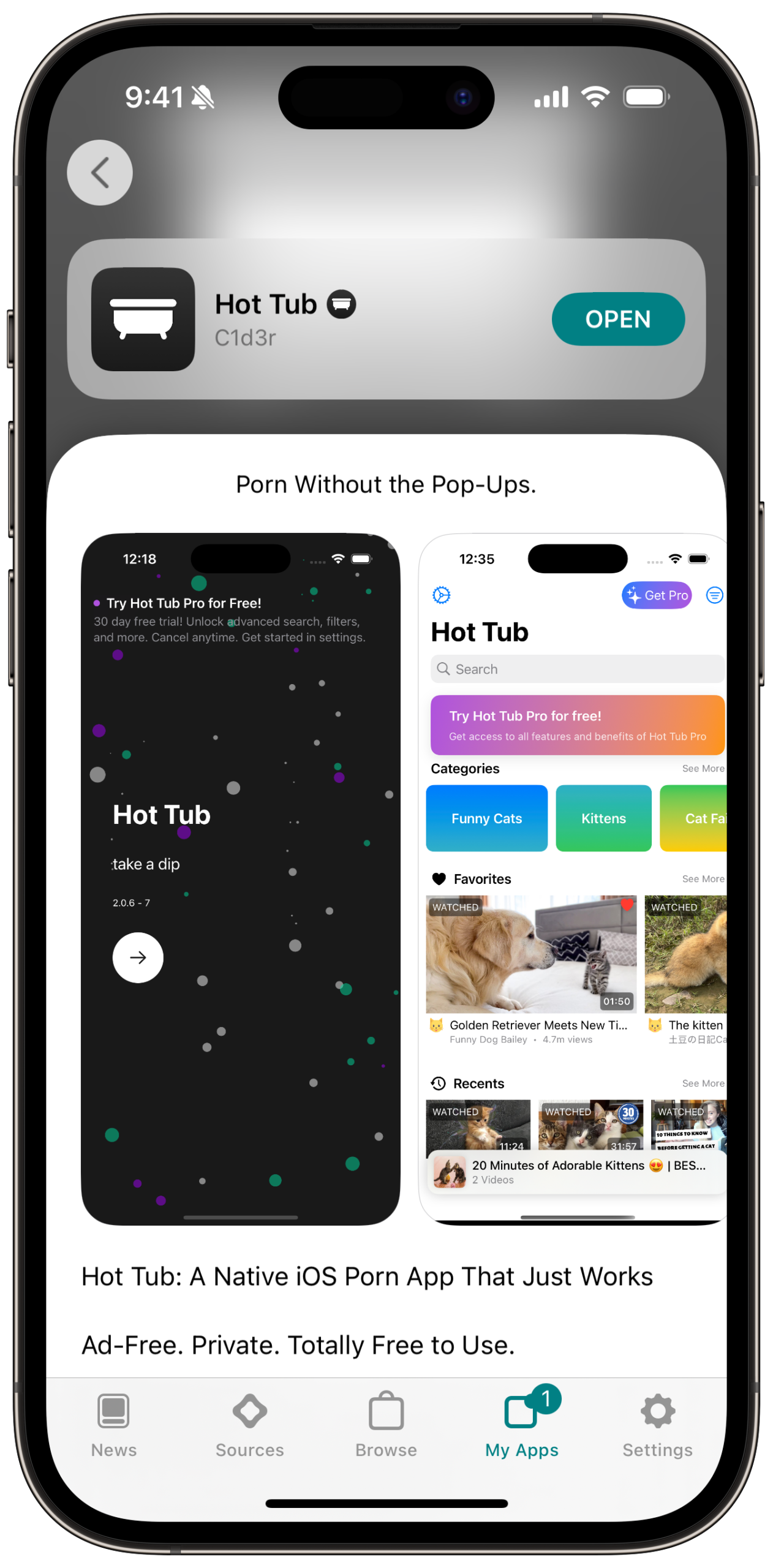 Apple kritiserer EU etter at den første pornoappen lanseres på iPhone 1 Apple kritiserer EU etter at den første pornoappen lanseres på iPhone 1