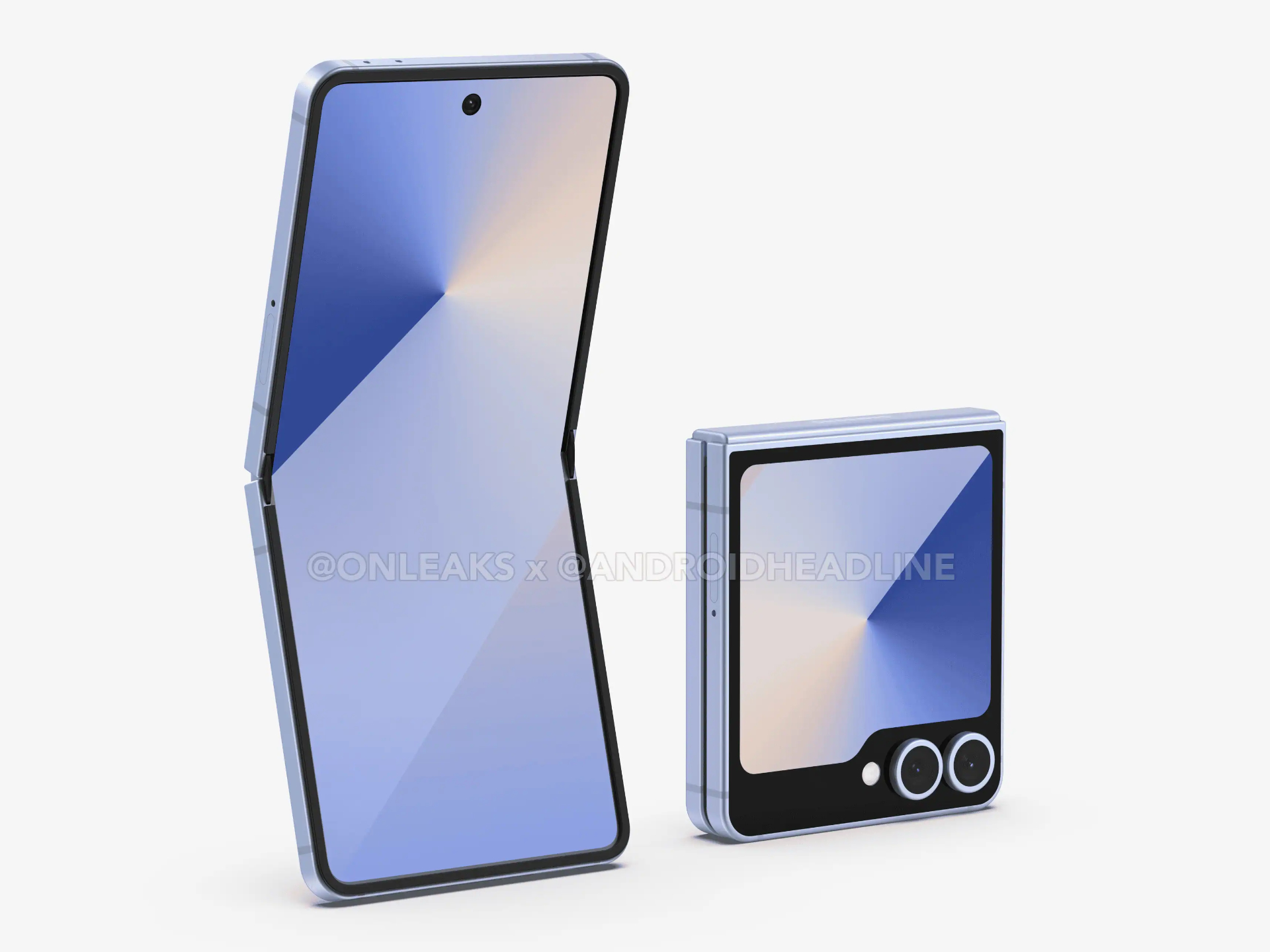 Billeder af Galaxy Z Flip 7 lækket