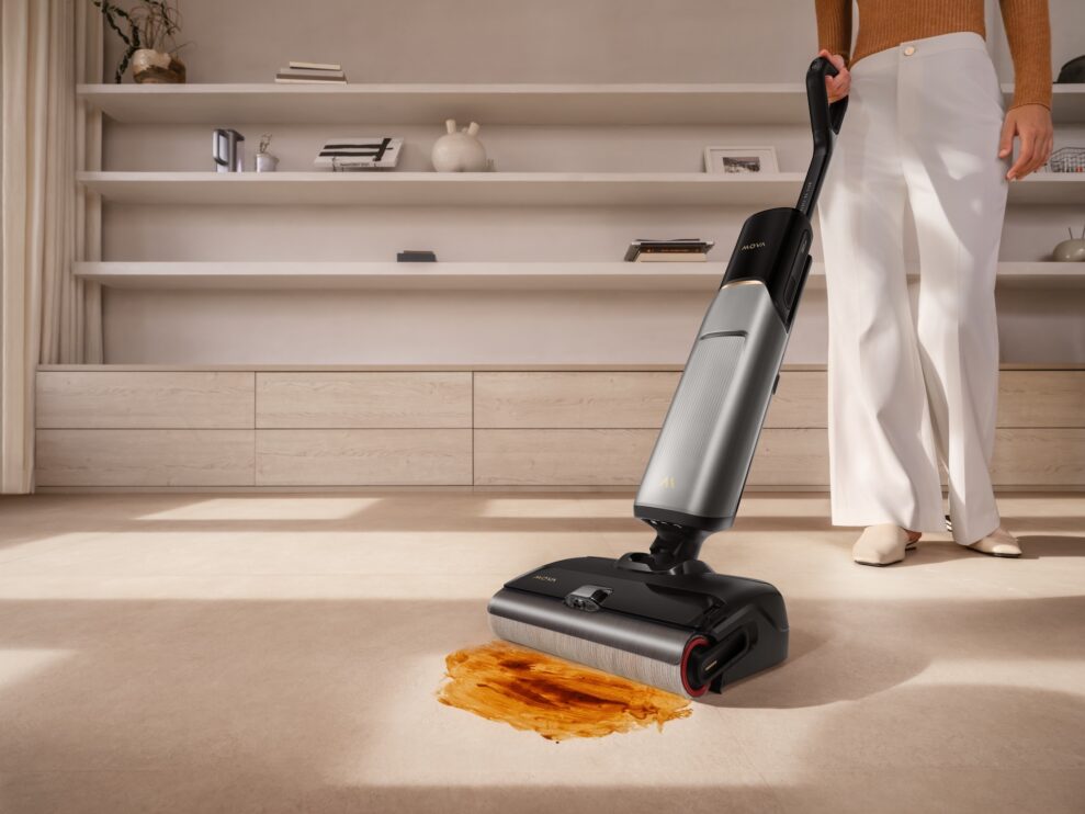 Mova lancerer et væld af nye rengøringsmaskiner 5 Fresh Hot Water Mopping 滚刷热水拖地