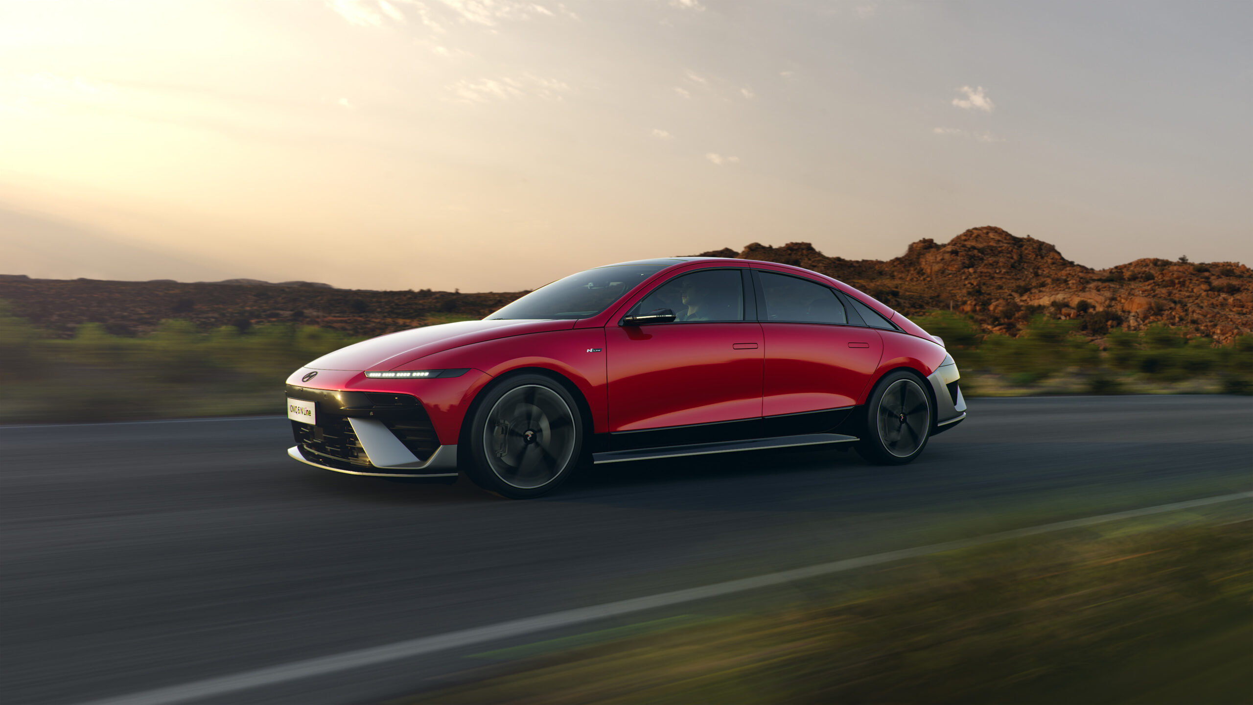 Ny Ioniq 6: Mere sportsligt designsprog og N-model på vej 1 Hyundai Ioniq 6 N Line mk08 copy