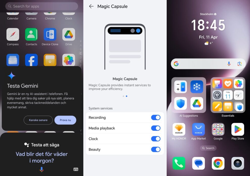 Honor Magic7 Lite 3 honor interface web