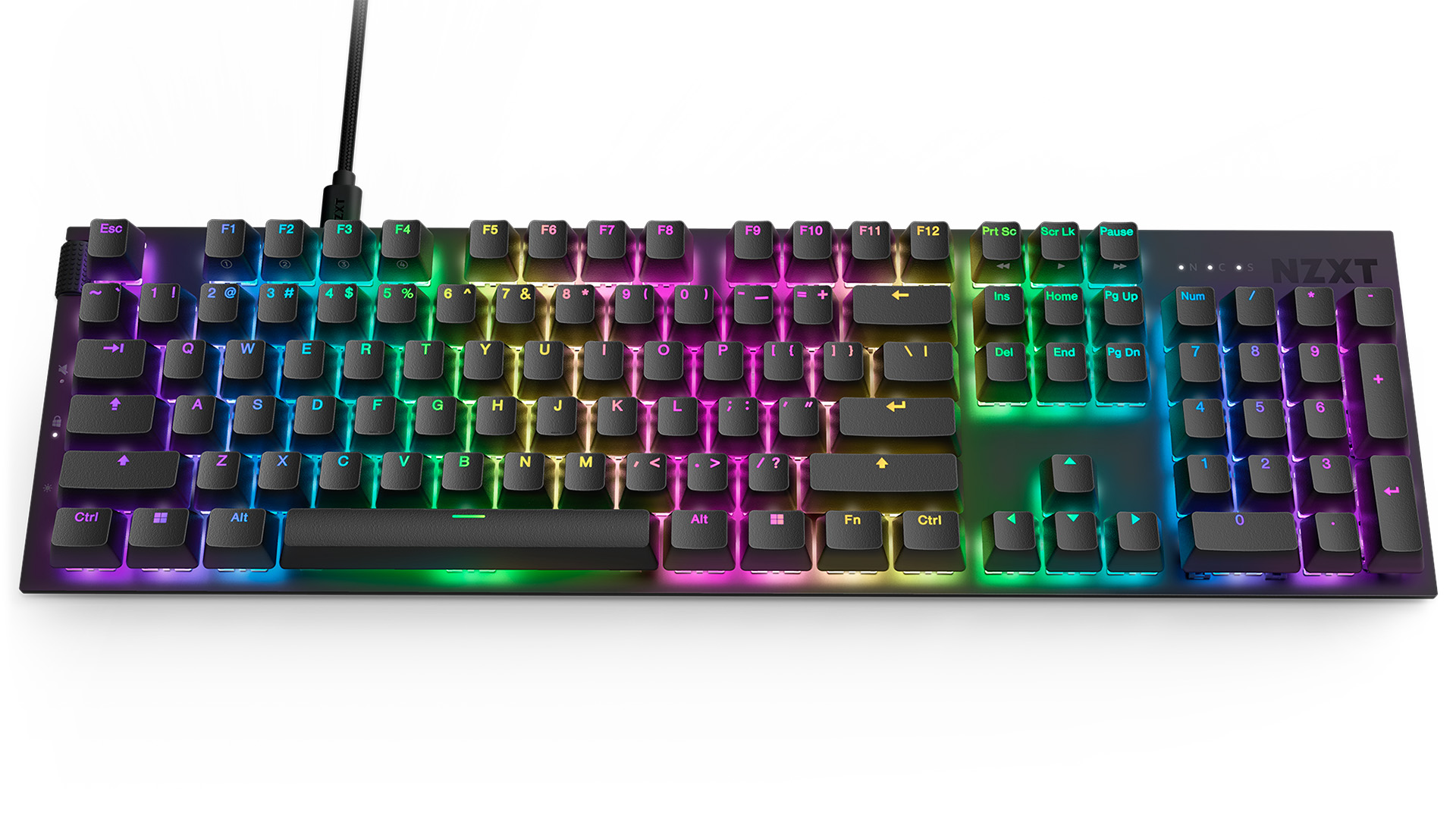 NXZT Function 2 3 Peripherals Gaming Keyboard Function 2 B US front tilt