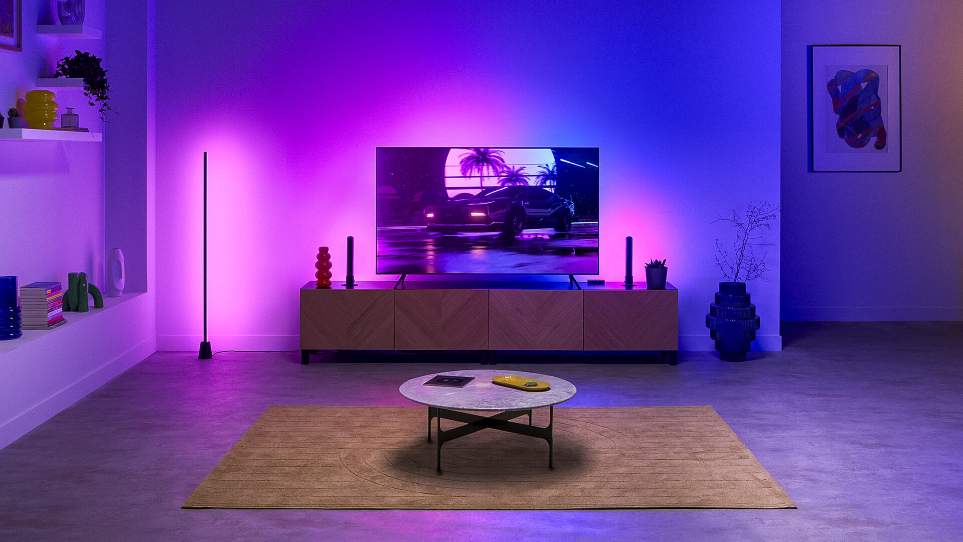 WiZ HDMI Sync box forbinder TV til dit smarte lys