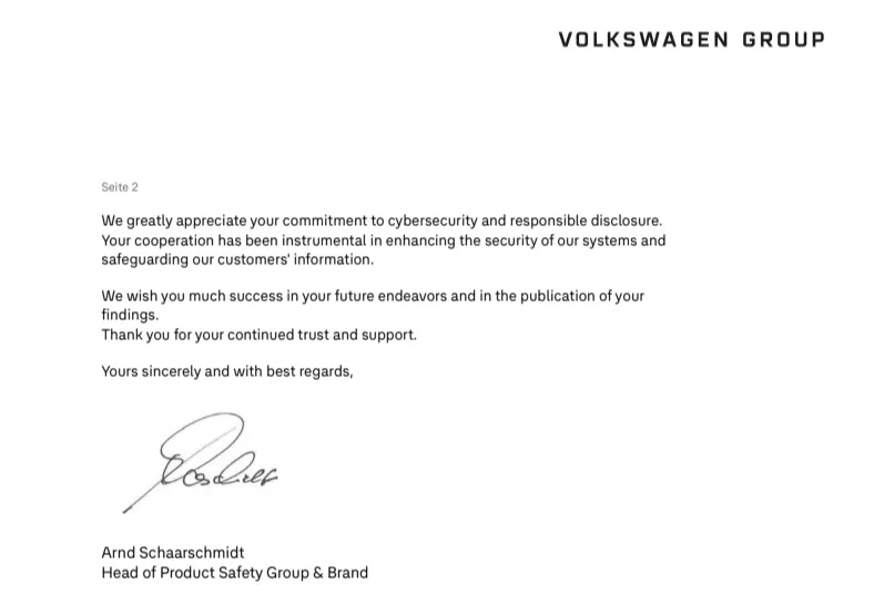 Sikkerhetsekspert hacket Volkswagen-app med fritt tilgjengelige bilskiltnummer 2 Sikkerhetsekspert hacket Volkswagen-app med fritt tilgjengelige bilskiltnummer 2