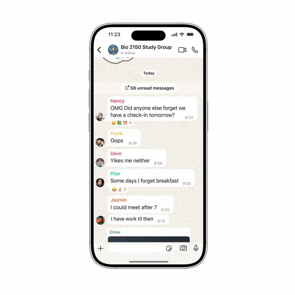 Meta introduserer KI-oppsummeringer i WhatsApp 1