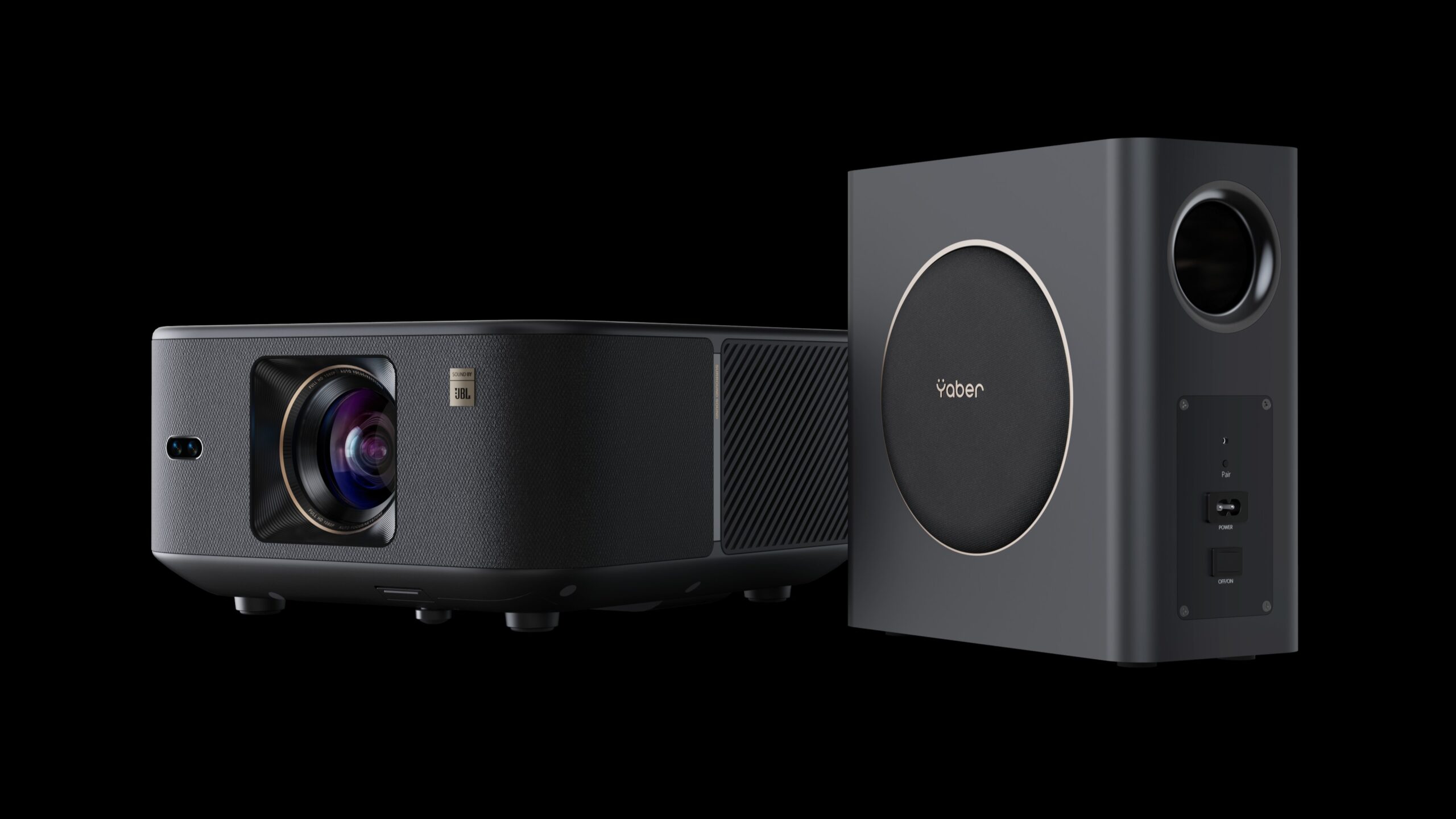 Yaber-projektorer er nu tilgængelige i Danmark 2 Yaber K3 Pro with subwoofer scaled