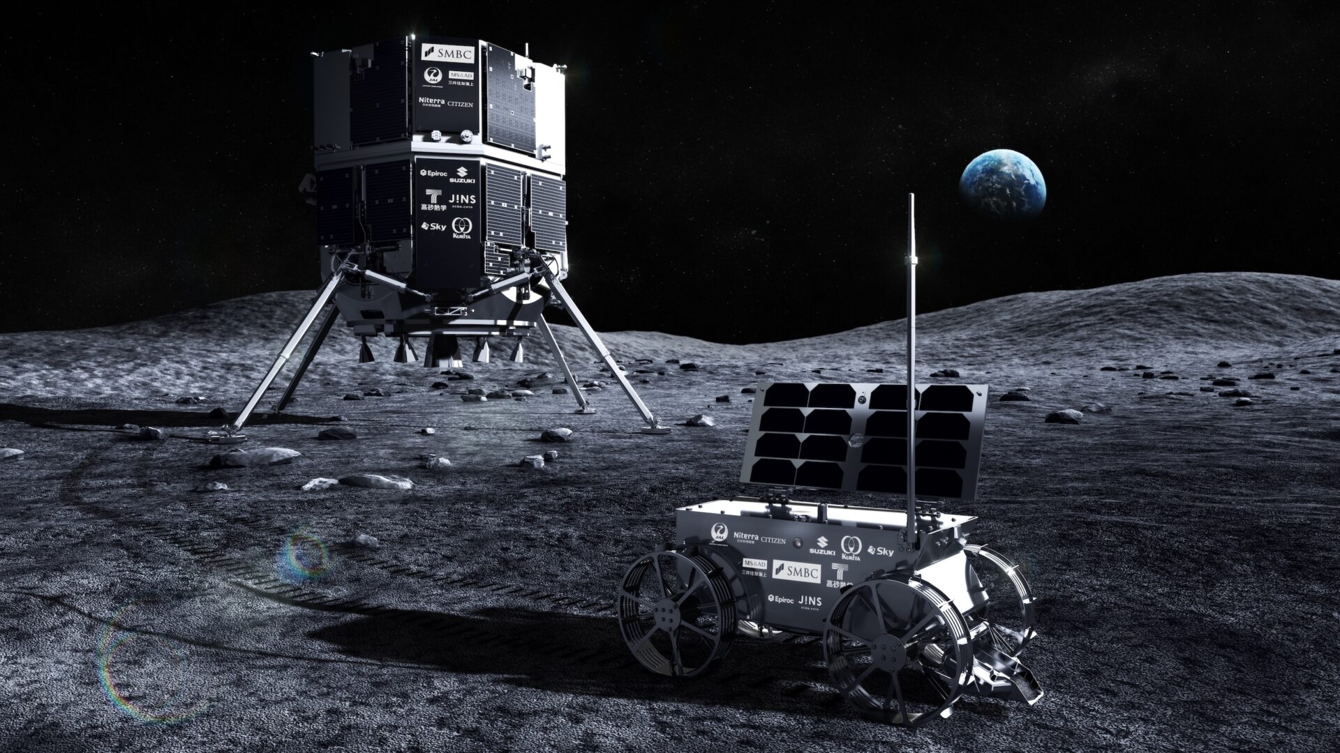 Nu lander den første europæiske månebil