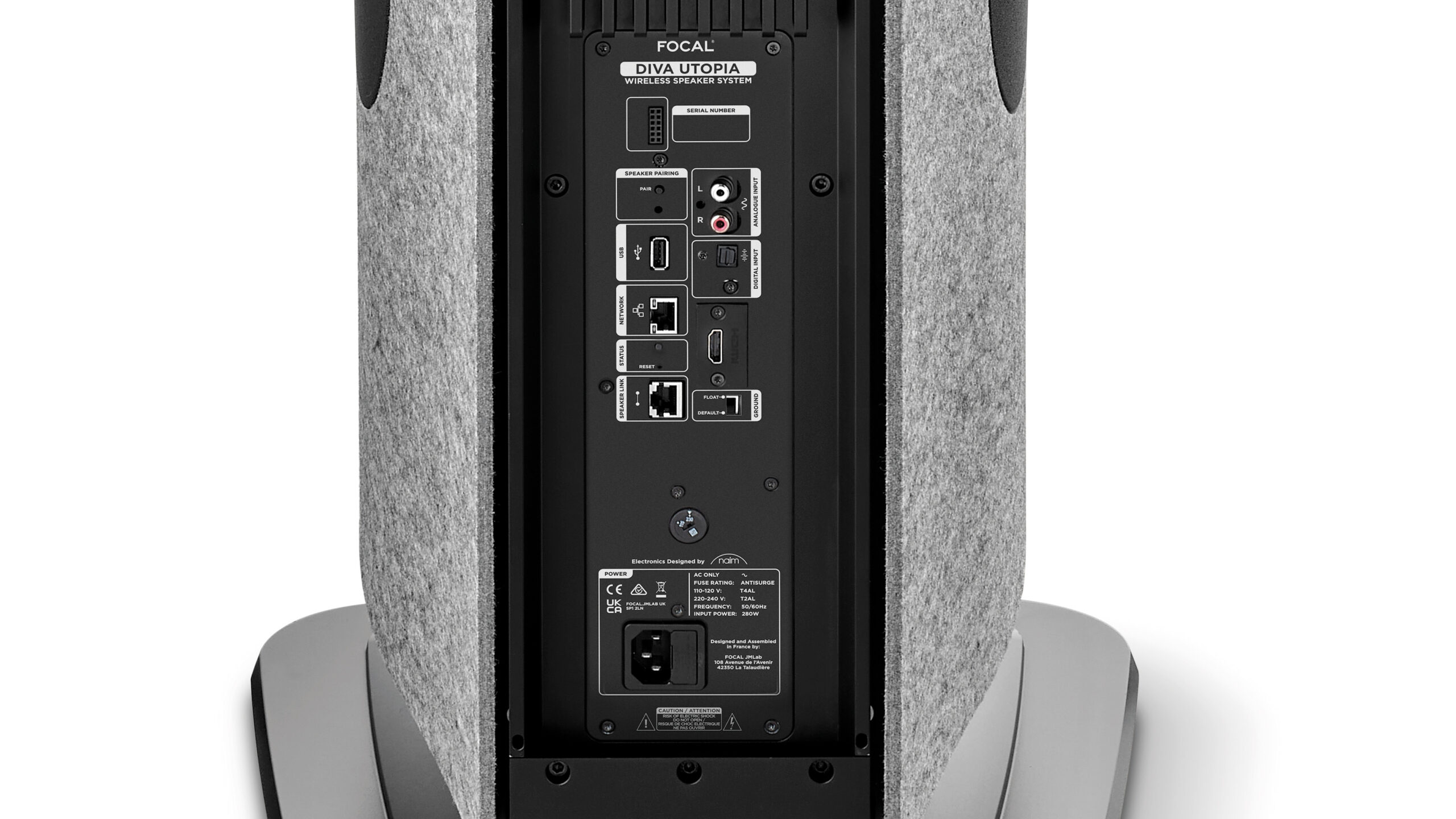 Focal Diva Utopia connections